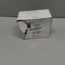 Juvale Wooden Coasters Set of 6-3.8 in, White, Square, Farmhouse Style - Coaster Holder for Coffee Table & Bar Decor - Kitchen & Living Room Decor