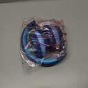 iClever BTH12 Kids Bluetooth Headphones,Colorful LED Lights Kids Headphones Wireless,74/85dBA Safe Volume,85H Playtime,Fast Charging,Bluetooth 5.2,Over Ear,Builtin Mic for iPad/Tablet/Airplane,Blue