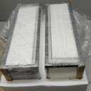 19" Outdoor Wall Lights, Pack of 2 Large Size Matte Black Outdoor Sconce Lights with Clear Glass Shade, Waterproof Porch Lighting Exterior Light Fixture for Front Door, Garage