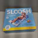 Sloosh Adjustable Backrest Pool Floats - Swimming Pool Lounger Floaties with Cup Holders, Inflatable Tanning Float Rafts Chair Beach Lake Lounge Floating Above Water Keep Cool for Adults Kids