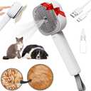 6 x FurBuddies (Abandoned Pets Charity 4-in-1 Pet Steam Brush Ultra Quiet Technology  Groom, De-Shed & Hydrate | Cool Mist, Self-Cleaning, UV Light, USB-C Rechargeable Grooming Tool for Cats & Dogs