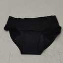 saalt Seamless Brief - Period Underwear - Heavy Absorbency - Replaces 2 Pads or 3 Tampons - (Medium, Volcanic Black)