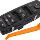 Power Window Switch,8 PINS +13 PINS Check Required,Fits for Dodge Dart 2013-16.Replaces 68271203AB 68271203AA 56046568AC.Driver Side Control Door vidrios Master Switch, (Green Light)