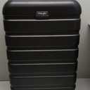 Wrangler Hardside Spinner Carry-On Luggage, Black, 20-Inch