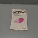 ZOMCHI Soap Bags, Soap Savers for Bar Soap with Different Exfoliating Level, Soap Pouch for Body Wash (2 Pieces, Pink)