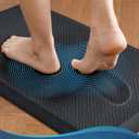 Ophanie Kitchen Mats for Floor, 3/4 inch Thick, 20x32 Anti Fatigue Cushioned Mat, Kitchen Rugs, Waterproof, Comfort Ergonomic Standing Mat for Office, Home, Sink, Black Non-Slip Ridged Bottom