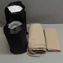 Favoyard Outdoor Seat Cushion Set 22 x 24 Inch Waterproof & Fade Resistant Patio Furniture Cushions with Removable Cover Deep Seat & Back Cushion with Tie Straps for Chair Sofa Couch (Beige)