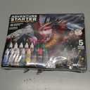 The Army Painter, GameMaster: Adventure Starter Role-playing Paint Set, 15 x 18ml Warpaints Fanatic Acrylic paints, incl. a Brush-On Primer, 5 FREE Miniatures & 1 Brush - For Warhammer & Dnd