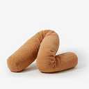 Door Draft Stopper Jumbo Door Snake Noise Sound Air Light Smell Weighted Blocker Door Bottom Wind Insulation Annoying Guard for Outside Patio Exterior or Interior Doors (36 in, Brown)