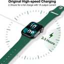 Magnetic Charging Cable for Apple Watch Charger,[USB C Port] Wireless Charging Cable Compatible with iWatch Series Ultra/10/9/8/7/6/SE/SE2/5/4/3/2[3.9FT/1.2M],White