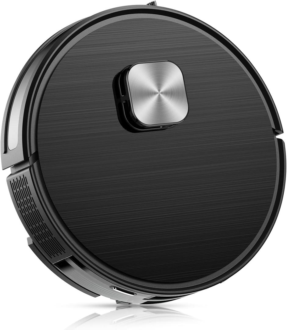 MAMNV Robot Vacuum, 11500Pa Suction, LiDAR Navigation, Self-Emptying, Pet Hair