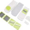 6 in 1 Vegetable Chopper Shredder Manual Handheld Food Chopper Cutter Dicer for Creative Plate Decoration