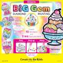 Creativity for Kids Big Gem Diamond Painting Kit: Sweets Stickers and Suncatchers - Diamond Art for Kids, DIY Stickers and Suncatcher Kit for Girls (Ages 6+)