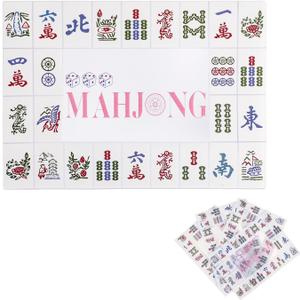Mahjong Tile Mixers (Shufflers), Mahjong Accessories for Mahjong Lovers, Set of 4 (White)