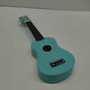 Strong Wind Soprano Ukulele 21 Inch Basswood Ukeleles for Beginners Four Strings Hawaiian Guitar Ukulele for Adults TeenagersLight Blue