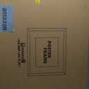 22x28 Frame Set of 2, Natural Oak Wood Style - Display 18x24 Picture Frame with Mat or 22 x 28 Poster Frame without Mat, Wall Mounting Horizontal and Vertical