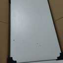 Double Pull-Out Laundry Hamper Cabinet; 120L Laundry Basket for Bathroom,Laundry Room; Laundry Sorter with 2 Pull-Out and Removable Bags (White)