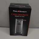 POHL SCHMITT Electric Can Opener with Knife Sharpener and Bottle Opener (Silver)