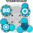 AWOOF Pet Snuffle Mat for Dogs, Interactive Feed Game for Boredom, Encourages Natural Foraging Skills for Cats Dogs Bowl Travel Use, Dog Treat Dispenser Indoor Outdoor Stress Relief (Blue)