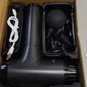 Massage Gun Deep Tissue, Handheld Electric Muscle Massager, High Intensity Percussion Massage Device for Pain Relief with 9 Attachments & 30 Speed(Black)