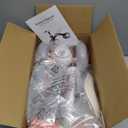 Colorful Lighting Baby Balance Bike Toys for 1 Year Old Girl Gifts, 10-36 Month Toddler Balance Bike, No Pedal 4 Silence Wheels & Soft Seat Pre-School First Riding on Toys, 1st Birthday Gifts. (Pink)