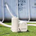INTEX C1500 Cartridge Filter Pump for AGP: 1500 GPH Pump Flow Rate - Cartridge Gauge Indicator - HydroAeration Technology - Includes Type A Filter Cartridge - Turnover Rate/System Flow 1180 GPH