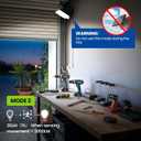 Solar Flood Lights Outdoor, 294 LED Motion Sensor Outdoor Lights, IP67 Waterproof Solar Flood Light for Outside, 3000LM Angle Adjustable Security Spot Lights for Porch Patio Yard Garage, 2 Pack 7500K (Cool White)