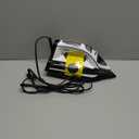 Steam Iron for Clothes Rapid Heating, 1700W Iron with Non-Stick Ceramic Soleplate, 3-Way Auto-Off, Burst of Steam, Self-Cleaning, 14.07oz Water Tank Ironing Clothes for Home, Grey ( Missing cup)