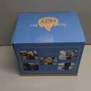 THZDMI 1.2L Cordless Electric Lunch Box  20000mAh Rechargeable Portable Food Warmer with 5-Sided Heating, Auto Temperature Control, Leakproof & BPA-Free  Perfect for Office, Truck, Outdoors Black