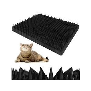 Petfolio 12 Pack Scat Mat for Cats - 16 x 13 Inch Cat Spike Mat with 1 Inch Spike is A Perfect Pet Training Mat Device for Cat Repellent Indoor & Outdoor to Deter Cats & Other Animals for All Seasons