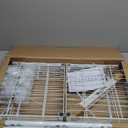 Ulif M1 Closet Storage Organizer System, 6 Tiers Heavy Duty Metal Garment Rack with 3 Expandable Hanger Rods, Wall Mounted Space Saver Suits from 5.4-8.7 ft. Width, 71.2H x 14D, 700LBS, White