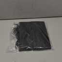 qiqee 5PCS Black Gift Bags with Ribbon Handles 9.6"x7.9"x4.3" Medium Size Gift Bags (Tissue Paper included, Medium Wide) (5 count (Pack of 1)