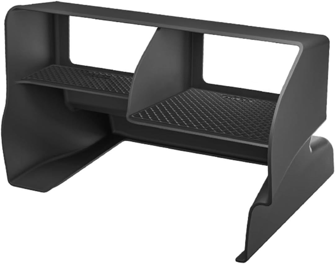 smabee Center Console Organizer for 2024 2025 Toyota Land Cruiser Prado 250 Accessories Interior ABS Center Console Organizer Storage Box Tray Insert Black