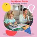 My Quiet Book - Toddler Plane Activities, Car Airplane Montessori Busy Board Book for Toddlers 1-3 - No Parts to Get Lost - Gifts for 1 2 3 4 Year Old Girl, Birthday Gifts Toys Age 2-4 (Green)