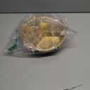 Baderke 1 Set 10" Taco Tuesday Divided Serving Platter Taco Bar Serving Set for a Party, Chip and Dip Tray Sets for Party, Appetizer Tray for Salsa, Snacks(Gold)