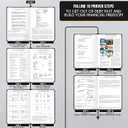 Journal for Men- Undated Daily, Weekly & Monthly Planner with Budget Section | A 12 Month Journey to Increase Productivity & Happiness | Life Organizer & Gratitude Journal - Horizontal Format (DOLPHIN)