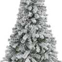 Nearly Natural 5ft. Flocked Rock Springs Spruce Artificial Christmas Tree