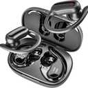 Wireless Earbuds, Bluetooth 5.4 Headphones, True Wireless Stereo Earphones with IPX7 Waterproof, Noise Cancelling Mic, Fast Charging and Comfort Fit Ear Buds for Sports/Workouts - Black