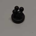 iBetterLife Razor Holder for Shower Hooks 6 Pcs Self Adhesive Wall Mounted Single Hook for Hanging Toothbrush, Functional Waterproof Utility Plug Holder for Bathroom Kitchen Living Room Office, Black