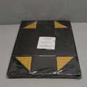 Large Black Collapsible Gift Boxes with Magnetic Closure Lids 13.5x9x4.1 Inches, Groomsmen Proposal Boxes, Rectangle Present Boxes (Glossy Black, 6 Pack)