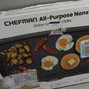 Chefman XL Electric Griddle with Removable Temperature Control, Immersible Flat Top Grill, Burger, Eggs, Pancake Griddle, Nonstick Extra Large Cooking Surface, Slide Out Drip Tray, 10 x 20 Inch