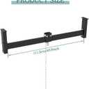 Ceiling Punching Bag Hanger w Roller Heavy Bag Hanger High Load-Bearing Capacity Wall Ceiling Mount Saving Space 42'' Long Ease Adjust for Home Gym Muay Thai Bag