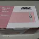 JADENS Bluetooth Thermal Shipping Label Printer Wireless 4x6 Shipping Label Printer, Compatible with Android, iPhone, Windows & Mac, Widely Used for Ebay, Amazon, Shopify, Etsy, USPS(Pink)