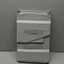 Criusia Closet Organizers Bins 4 Pack - Large Collapsible Shelf Organizer with Handles - Fabric Trapezoid Home Organization and Storage Baskets for Organizing Clothes Toy Blanket Towel Purse Hats