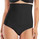 Maidenform Women's High Waist Shaping Brief, Firm Control Shapewear Panty, Cool Comfort Shapewear L