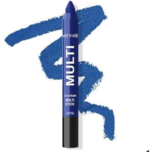 wet n wild Color Icon Cream Eyeliner Eyeshadow Multi-Stick, Moisturizing, Nourishing Velvety Cream-to-Powder Buildable & Blendable Formula, Cruelty-Free & Vegan - Blue Lah Lah