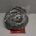 6.56FT Christmas Norfolk Pine Garland 40LED Bright Ball Lights with Red Berries Snowy Pincones Real Touch Green Pine Garlands for Mantle Table Stairs Fireplace Indoor Outdoor Home Christmas Decoration