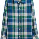 Gap Boys Long Sleeve Button Down Shirt (Medium, Palisade Green)