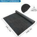 9.8FT x 4.5FT Heavy Duty Marine Carpet, 0.3" Thick Waterproof Non-Slip Indoor Outdoor Boat Carpet for Boat Trailer Bunks, RV, Deck, and Home Use