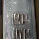 Hemudu Dual Monitor Stand Adjustable Length and Angle Dual Monitor Riser, Desktop Organizer for PC, Computer, Laptop (Clear)